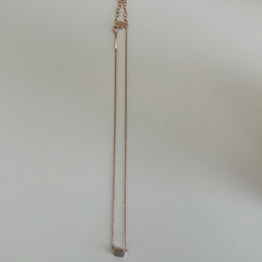 Kendra Scott Necklace Rose Gold